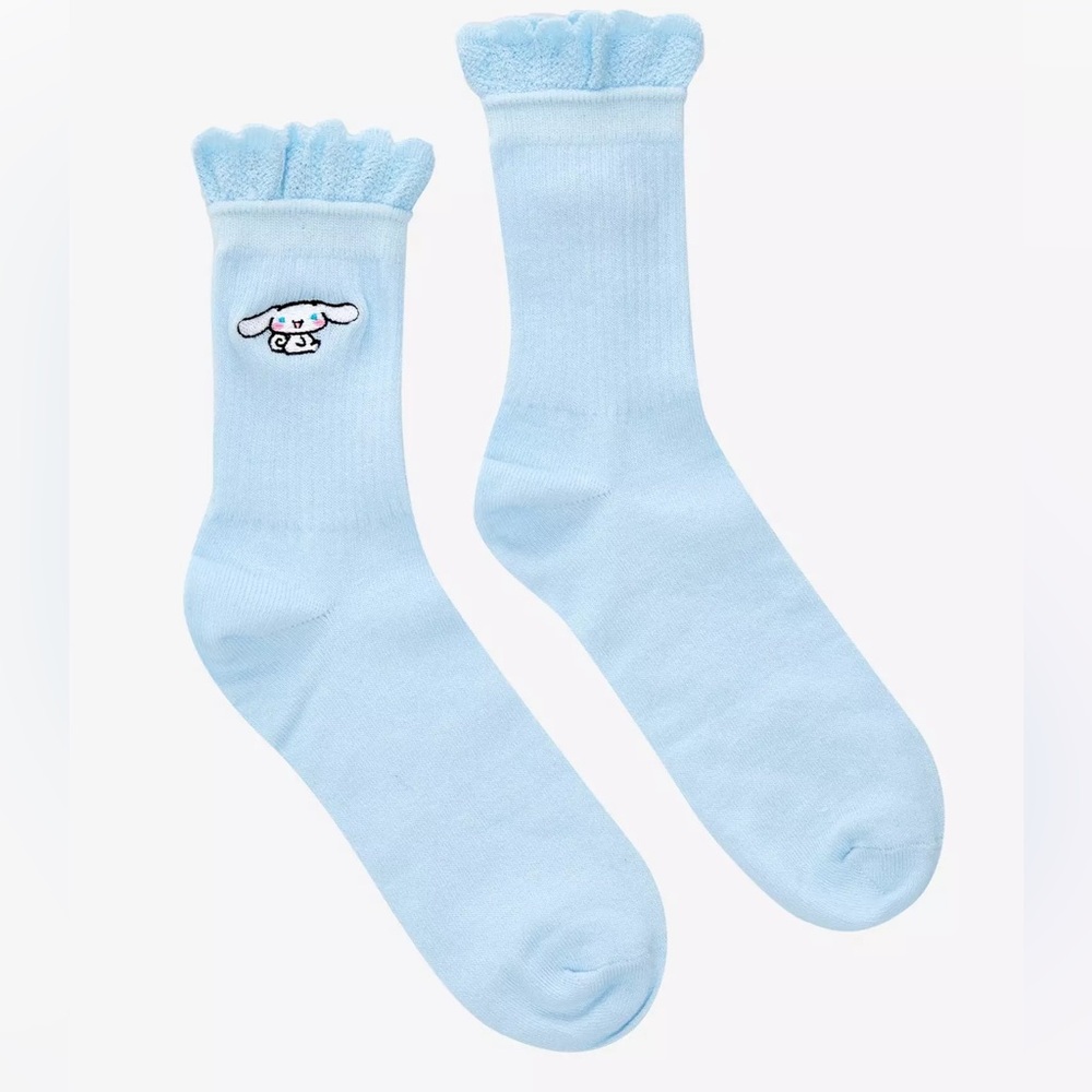 Cinnamoroll Ruffle Crew Socks